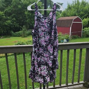 Torrid Floral Swing Tank Top Size 2